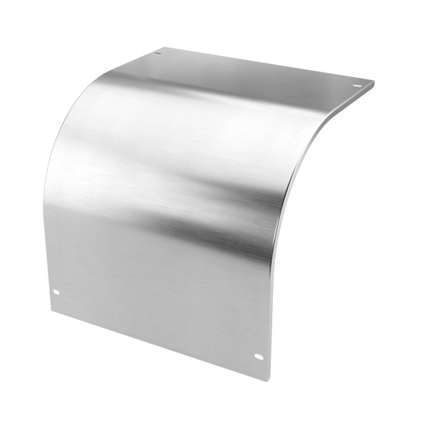 Крышка на угол вертикальный внешний 90 градусов 80х100, 1,5 мм, алюминий DKC