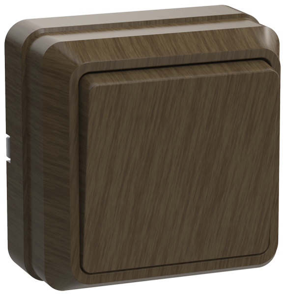 Выключатель 1-клавишный ОУ ВС20-1-0-ОД 10А ОКТАВА дуб IEK