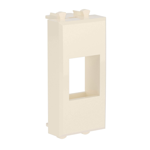 Адаптер без шторки для Keystone, "Avanti", "Ванильная дымка", 1 модуль DKC