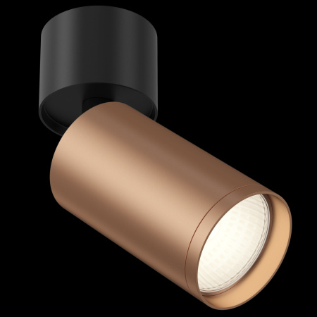 Потолочный светильник 1*GU10 10Вт Черный и Медь матовая IP20 FOCUS S C050CL-1BC Technical
