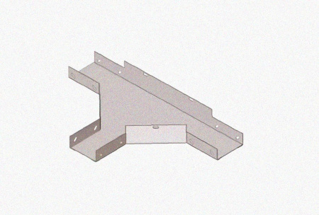 Лоток тройниковый глухой ОТГ 200х80 УХЛ1, оцинкованный лист S1,0