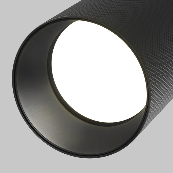 Трековый светильник 1*GU10 12Вт Черный IP20 Single phase track system Unity TR089-1-GU10-BB Technical Maytoni