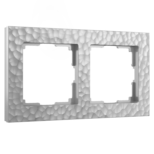 Hammer Рамка на 2 поста (серебряный) Werkel