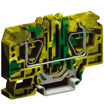 HTE.16(Ex), зажим для заземления, 16 кв.мм желто-зеленый DKC