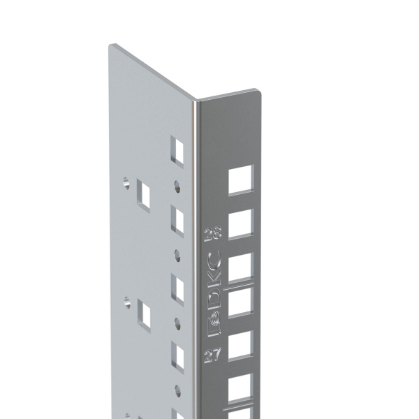 Вертикальные монтажные профили 28U, "L" для напольных 19" IT-корпусов ДКС серии CQE, 2шт DKC