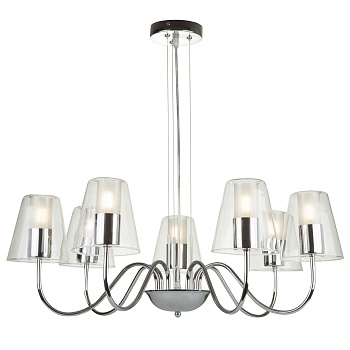 Люстра 7*E14 40Вт Хром IP20 Ursula FR5017PL-07CH Freya