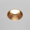 Встраиваемый светильник 1*GU10 10Вт Белый и Матовое золото IP20 Downlight DL051-U-2WMG Technical Maytoni