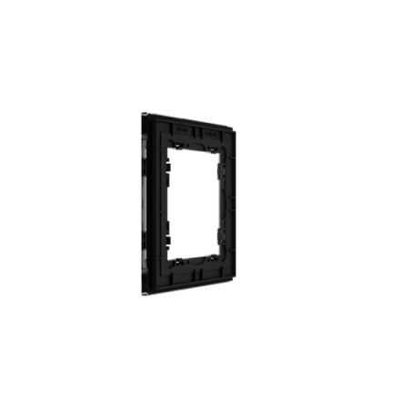 Рамка стеклянная Voltum S70 на 1 пост, (черный, стекло)