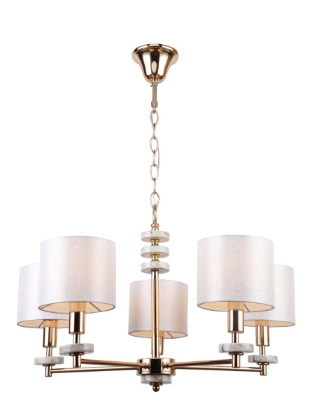 Люстра 5*E14 40Вт Золото IP20 Tiana FR5015PL-05G Freya