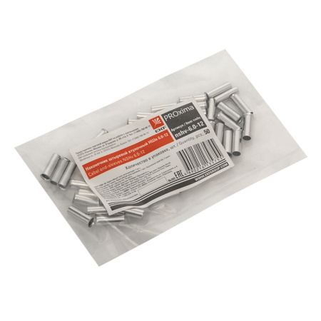 Наконечник штыревой втулочный НШв 6,0-12 (уп50шт) PROxima EKF