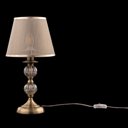 Настольный светильник 1*E14 40Вт Бронза Антик IP20 Inessa FR2685TL-01BZ Freya