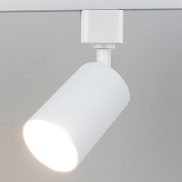 Светильник трековый 1ф. GTR-GU10-1-IP40-W белый под лампу GU10 однофазный 55*55*100 1/50 General