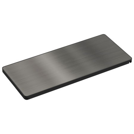 Donel Настольный встраиваемый розеточный блок с сдвижной крышкой из стали 6 мод. (3 мод. 45х45), черный