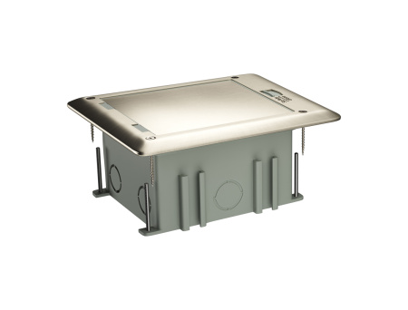 Donel Лючок в пол 6 мод. (2 мод. 45х45 мм. + 2 мод. 22.5х45 мм.), металл, IP66, (с уст. набором)