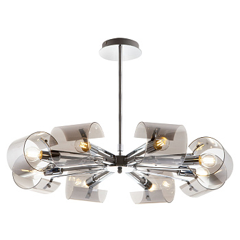 Люстра 8*E14 40Вт Серый IP20 Seona FR5024PL-08GR Freya