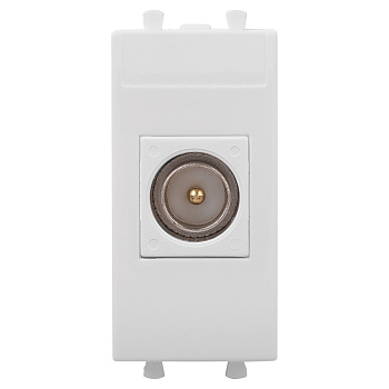 Розетка TV одиночная модульная, "Avanti", "Белое облако", 1 модуль DKC