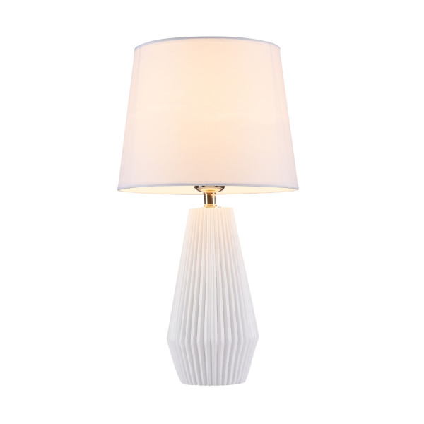 Настольная лампа 1*E27 60Вт Белый IP20 Calvin Table Z181-TL-01-W Maytoni