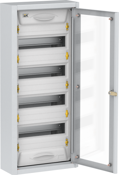Корпус металлический ЩРн-48 прозрачная дверь IP31 УХЛ3 IEK Корпус металлический ЩРн-48 прозрачная дверь IP31 УХЛ3 IEK