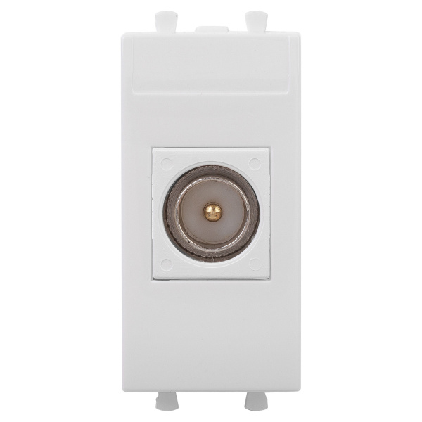 Розетка TV одиночная модульная, "Avanti", "Белое облако", 1 модуль DKC