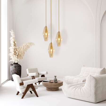 Подвесной светильник 3*E14 60Вт латунь IP20 (50236/3) Eurosvet