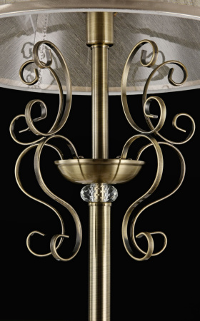 Напольный светильник (торшер) 1*E14 40Вт Бронза Антик IP20 Driana FR2405-FL-01-BZ Freya