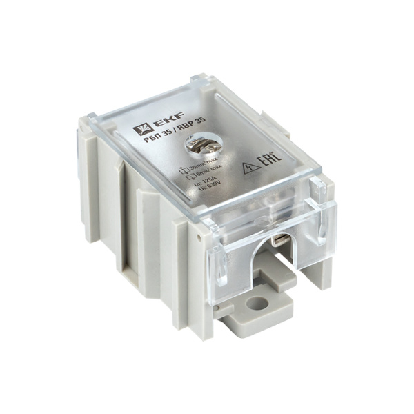 Распределительный блок проходной РБП 35 (1х35-4х6 мм2) 125/50А PROxima EKF