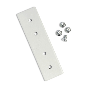 Прямой соединитель для накладного/подвесного магнитного шинопровода белый ST005.529.00 ST LUCE