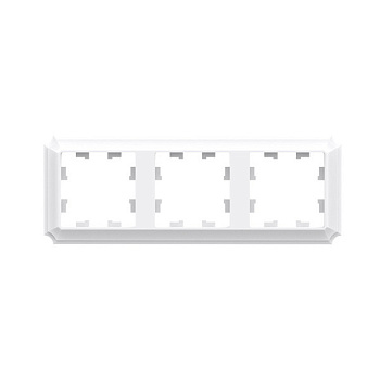 ATLASDESIGN ANTIQUE 3-постовая рамка, универсальная, лотос Systeme Electric