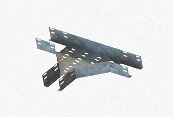 Лоток тройниковый перфорированный ОТ 250х50 УТ1,5, оцинкованный лист, S1,0