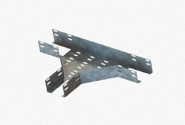 Лоток тройниковый перфорированный ОТ 250х50 УТ1,5, оцинкованный лист, S1,0