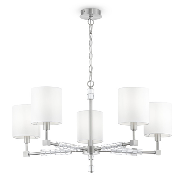 Люстра 5*E14 40Вт Никель IP20 Cube MOD011PL-05N Maytoni