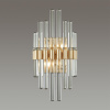 Бра E14 2*40W STIKA золотой/стекло ODEON LIGHT