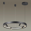 Подвесной св-к с ПДУ IP20 LED 45W+25W 1952Лм 3000-6000K металл/черн с золотом FONDA ODEON LIGHT