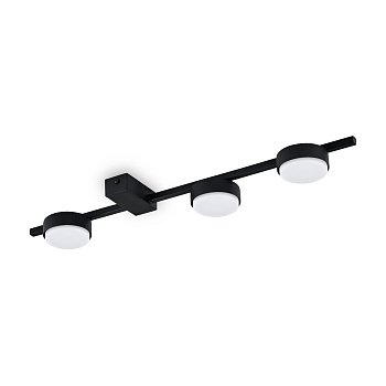 Потолочный светильник 3*GX53 24Вт Черный IP20 Tactic FR5363CL-03B Freya