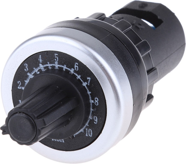 Потенциометр M22-R4K7, 4.7 кОм, 0.5 Вт, IP66