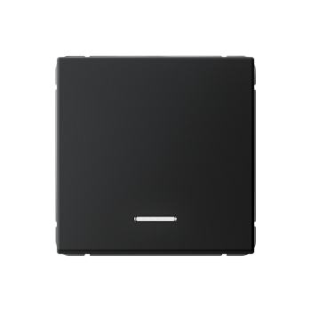 ARTGALLERY 1-клавишный ВЫКЛЮЧАТЕЛЬ с подсветкой, сх.1а, 10АХ, механизм, КАРБОН Systeme Electric