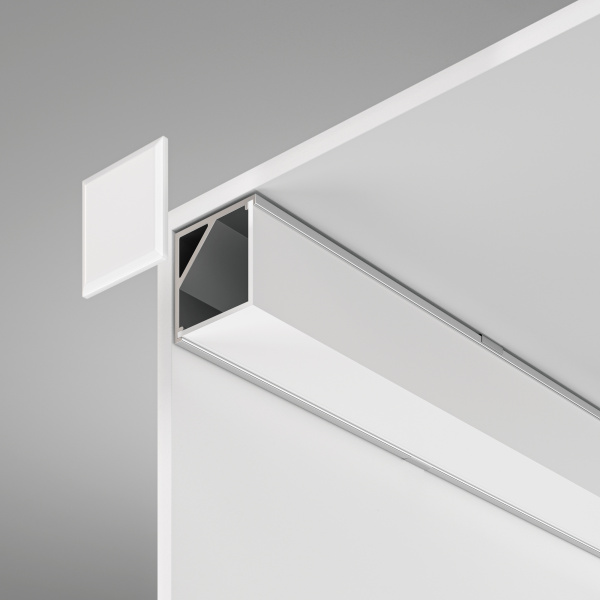 Алюминиевый профиль накладной 16x16 S Серебро (ALM009S-2M) Technical Maytoni