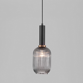 Подвесной светильник 1*E27 40Вт черный IP20 (50181/1 дымчатый) Eurosvet