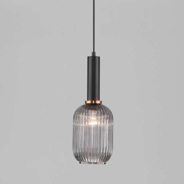 Подвесной светильник 1*E27 40Вт черный IP20 (50181/1 дымчатый) Eurosvet