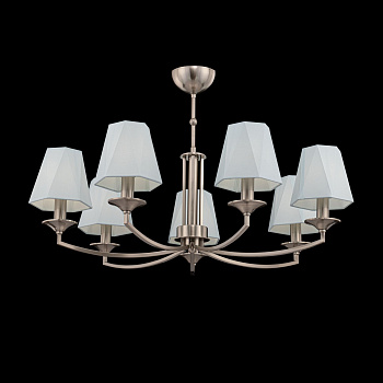 Люстра 7*E14 40Вт Никель IP20 Faina FR5086PL-07N Freya