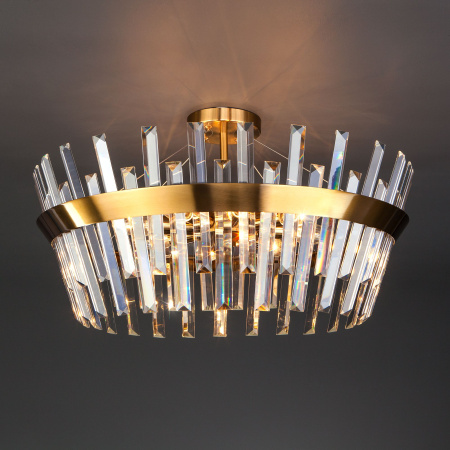 Потолочная люстра 8*E14 60Вт медь IP20 (10111/8 золотая бронза) Eurosvet