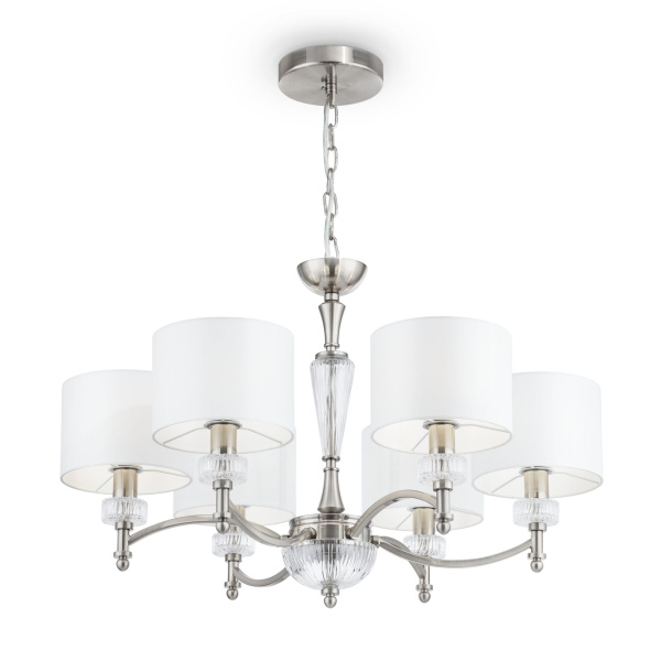 Люстра 6*E14 40Вт Никель IP20 Alicante MOD014CL-06N Maytoni