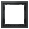 Рамка пластиковая Voltum S70 на 1 пост, (графит)