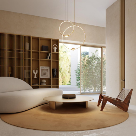 Подвесной св-к IP20 LED 27W 2230Лм 4000K GOTA брашированное золото/металл ODEON LIGHT