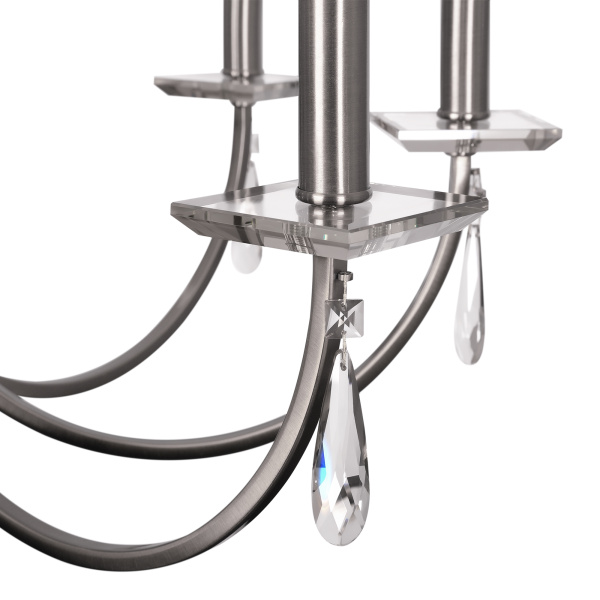 Люстра 8*E14 40Вт Никель IP20 Forte FR1006PL-08N Freya