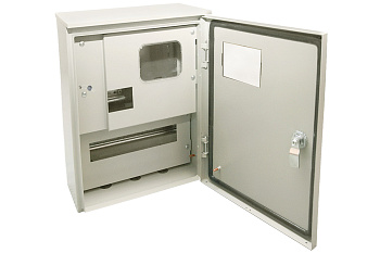 Корпус металлический ЩУ-3ф/1-0-12 IP66 (ЩУРН-3/12 IP66) с опломбировкой счётчика (542х347х180) TDM