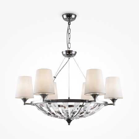 Подвесной светильник 6*E14 40Вт Хром IP20 Pantheon H021PL-06CH Maytoni