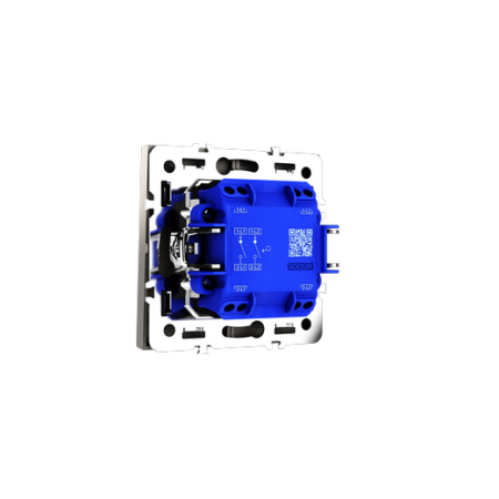 Выключатель встраиваемый Voltum S70 двухклавишный 10А, (кашемир)