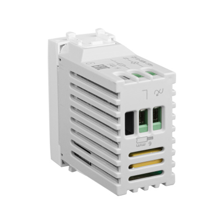 Диммер поворотный модульный, "Avanti", "Белое облако", 1 модуль DKC