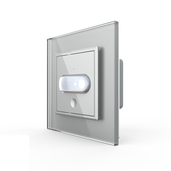 Датчик движения с сенсорным выключателем Серый Livolo